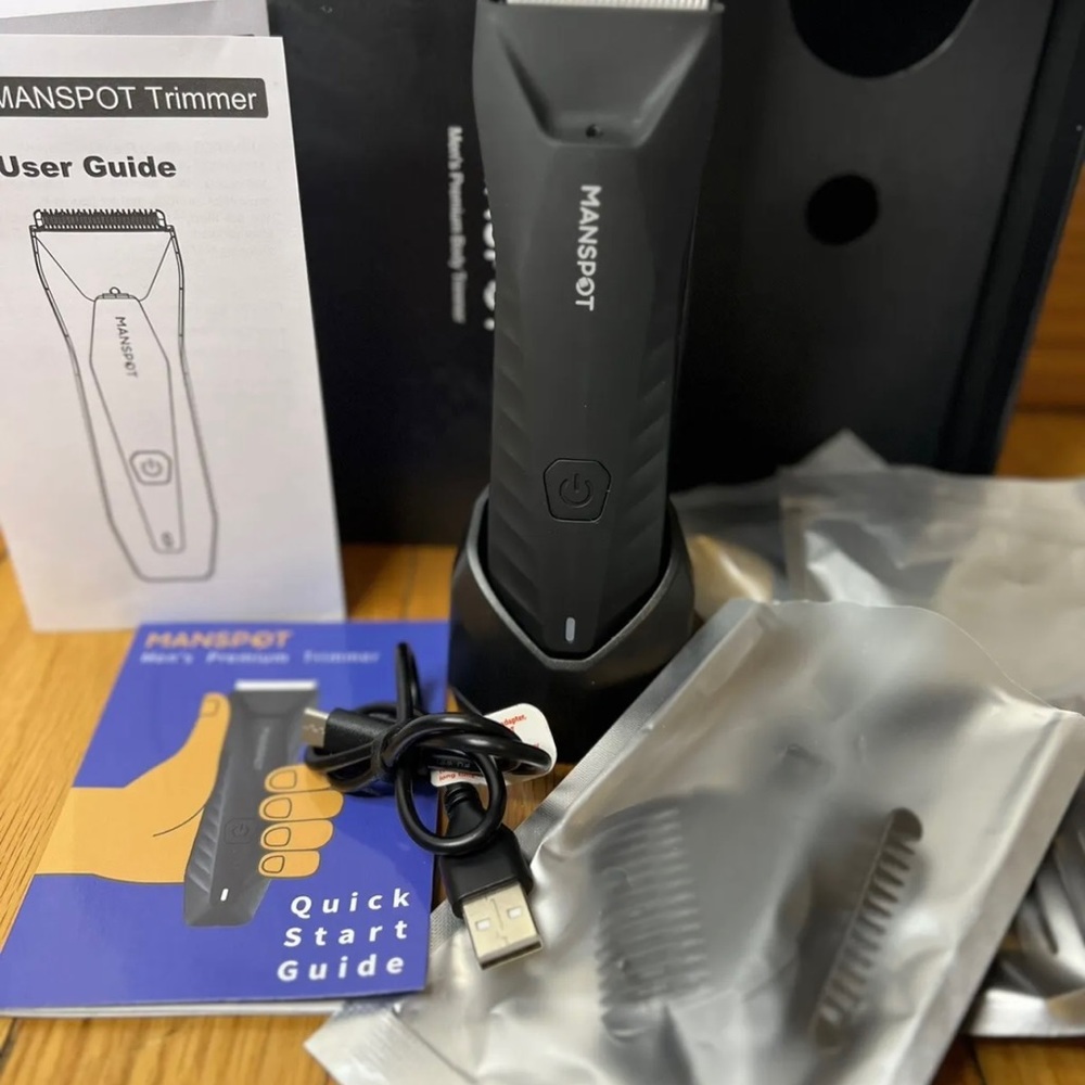 MANSPOT Electric Groin Hair Trimmer, Ball Trimmer/Shaver